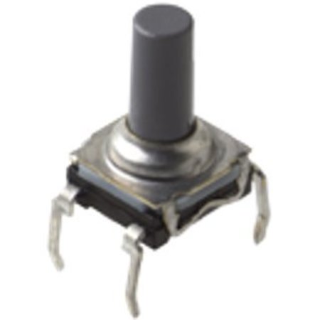 C&K COMPONENTS Keypad Switch, 1 Switches, Spst, Momentary-Tactile, 0.05A, 32Vdc, 1.3N, 4 Pcb Hole Cnt, Solder KSL1M211LFTR
